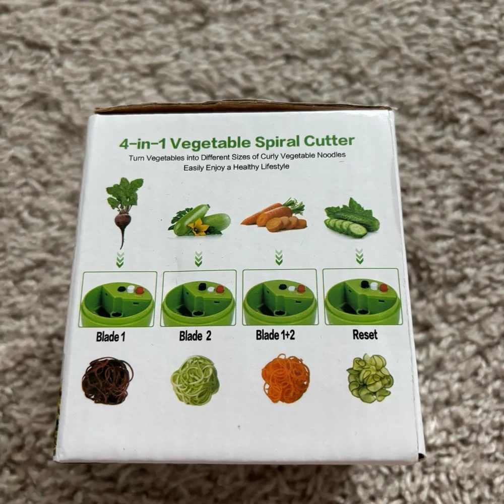 Elirivawet Green Vegetable Spiralizer Slicer